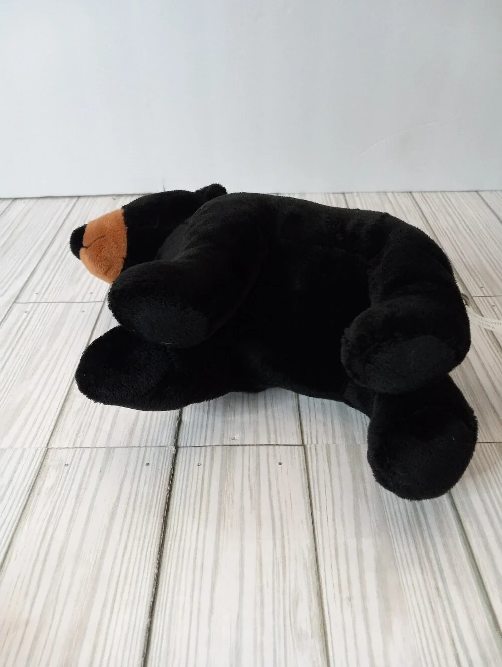 Vintage 2006 Retired Wishpets SURA Baby Black Bear Stuffed Animal Purse